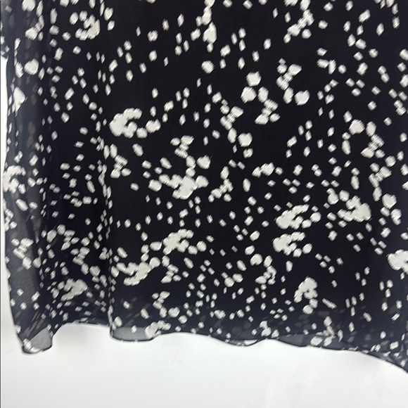 CAbi Cosmos Night Sky Black and Gray Short Sleeve Blouse Size XL - Picture 5 of 12